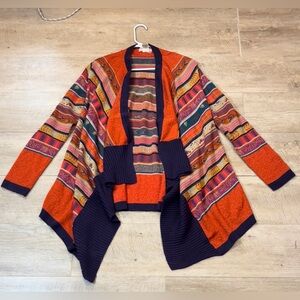 Anthropologie Freeway Women’s Wool Blend Draped Open Front Cardigan